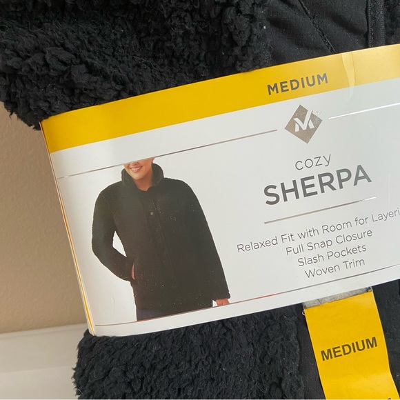 Member’s Mark | Cozy Sherpa Jacket Coat Pullover Fall Winter Comfy Sweater - Picture 4 of 4